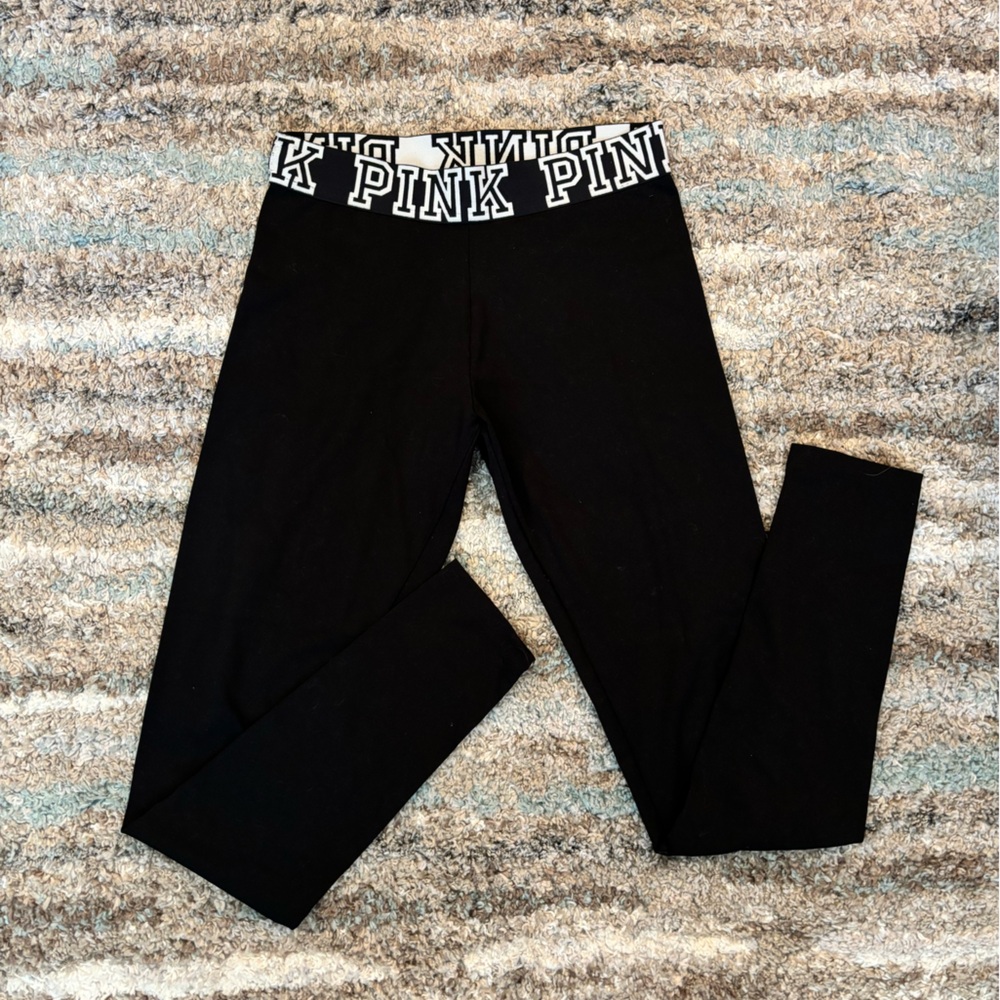 PINK LEGGINGS/ YOGA PANTS🖤SIZE SMALL - Picture 5 of 5